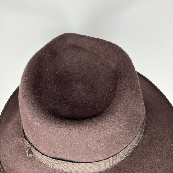 Indiana Jones Hat Men's Adjustable Brown Wool Size Small 2008 - Picture 5 of 10